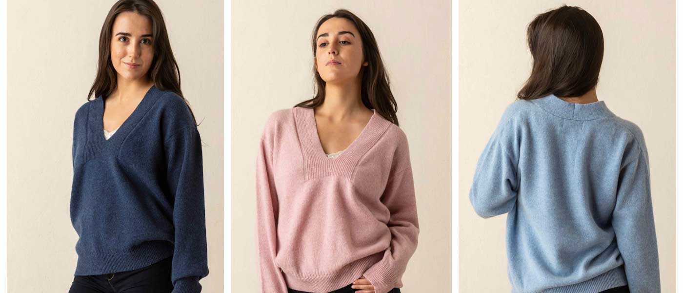 Cozy Luxury from Scotland: Unveiling the Eribe Corry Range Deep V Neck Sweater