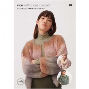 Rico Knitting pattern for cardigan and shawl