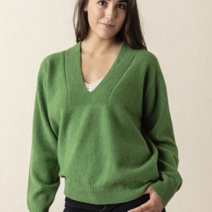 Eribe Corry Deep V-Neck Sweater - Springtime
