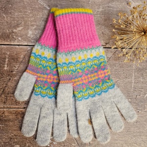 Eribe Knitwear Alloa Gloves - Fiesta Dean