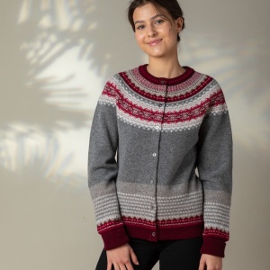 Eribe Alpine Cardigan Greyberry