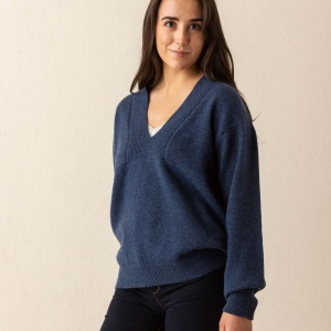 Eribe Corry Deep V-Neck Sweater - Rhapsody