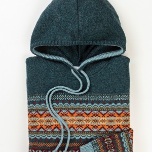 Eribe Kinross Fairisle Hoodie Sweater Prelude