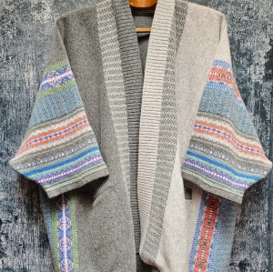 Eribe Montrose Blanket Coat - Floral Spice