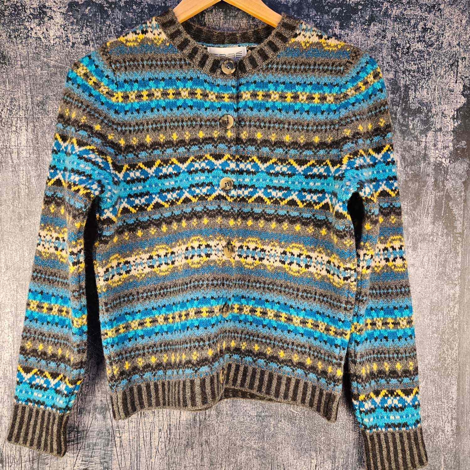 Eribe Kinross Fairisle Cardigan Reflection