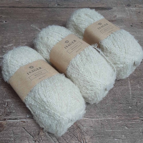 Isager Boucle yarn  Eco 0