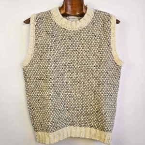 Killaloe Tweed Vest - Ecru