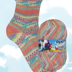 Opal 4ply Sock Yarn 100g Wirbel Wind - 11476