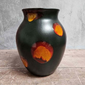 Vintage Poole Pottery Vase in Galaxy design