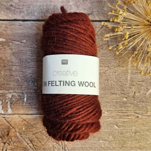 Rico Creative Fun Felting Wool - Claret