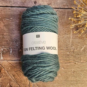 Rico Creative Fun Felting Wool - Aqua