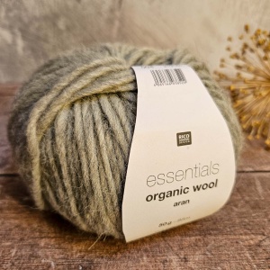 Rico Essentials Organic Aran 50g - Grey